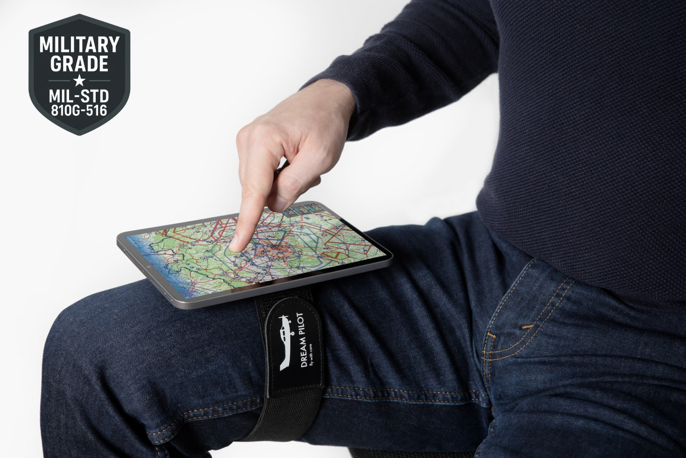 Rodillera Pilot Universal para iPhone, iPad, cualquier Smartphone Android, tableta